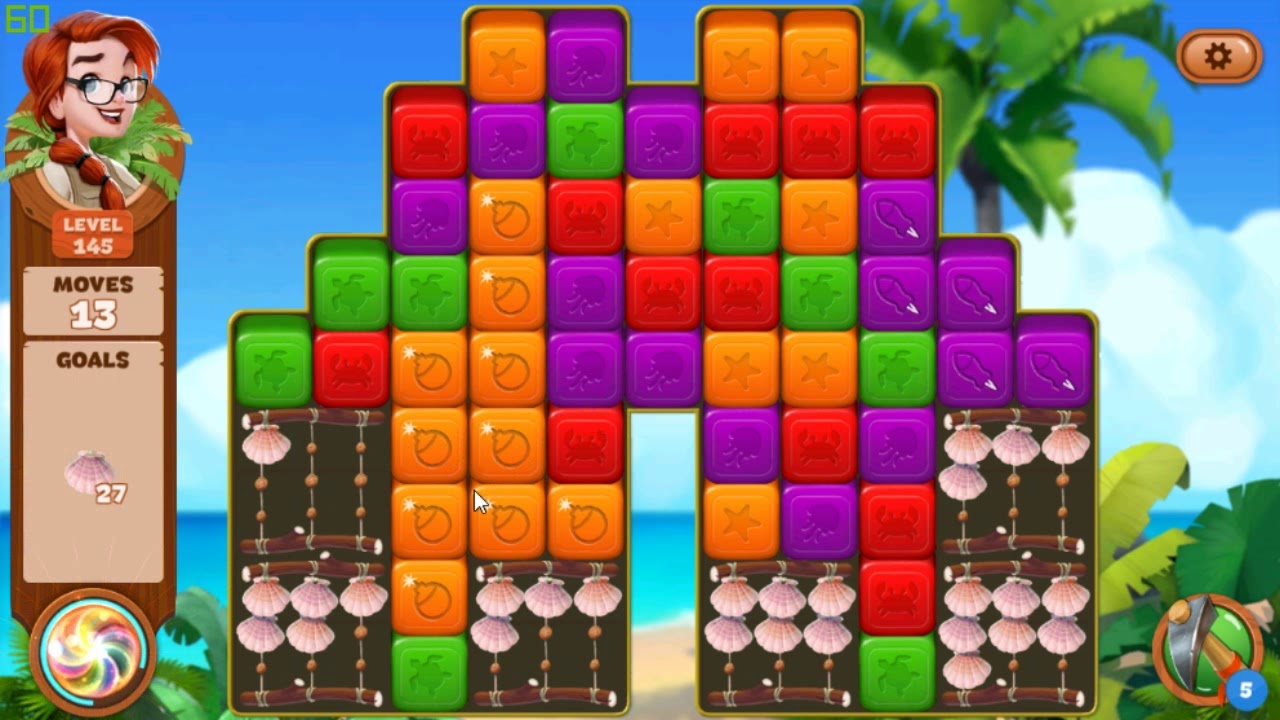 Lost Island Blast Adventure level 145