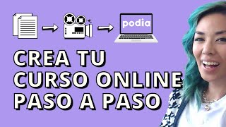 Cómo CREAR un CURSO ONLINE en 2023 fácil y rápido | Tutorial Podia en Español