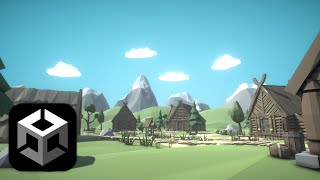 Free Unity Low-Poly Village Asset (Showcase)