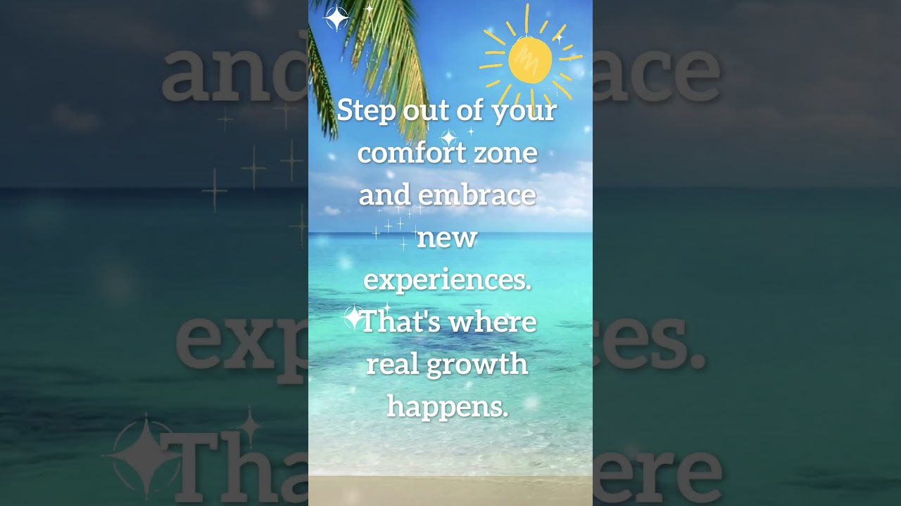 Step Out of Your Comfort Zone 
