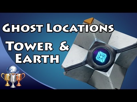 Destiny - All Tower and Earth Dead Ghost Locations (Ghost Hunter) [Collectibles 1-20]