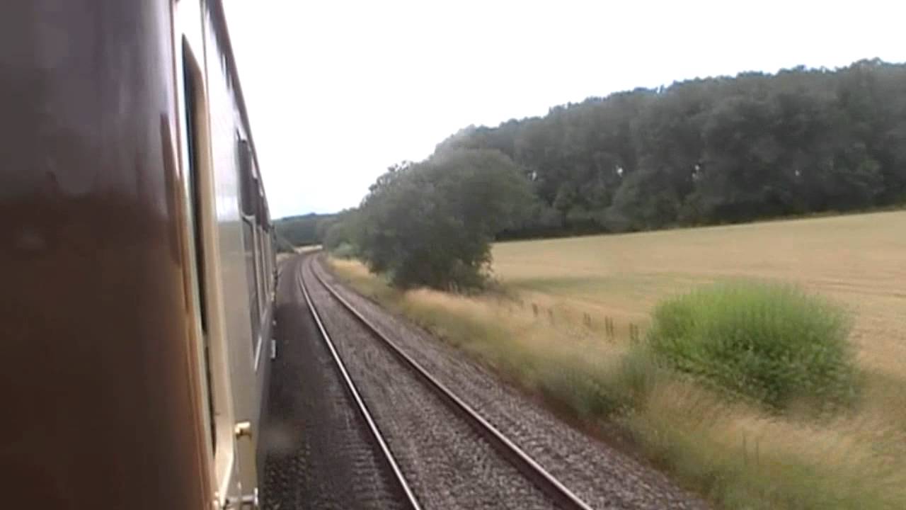 35028 Clan Line on the blackmore vale express (part 3) 16/07/2011