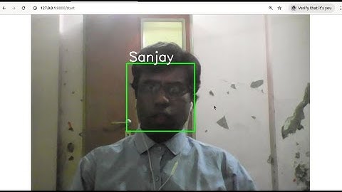 Python Flask Face recognition new