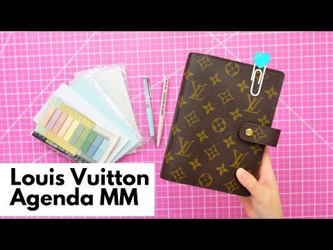 The 2023 Louis Vuitton MM Agenda Set Up: my hourly, work & content pla