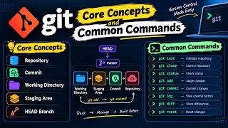 Core Concepts & Common Commands of Git