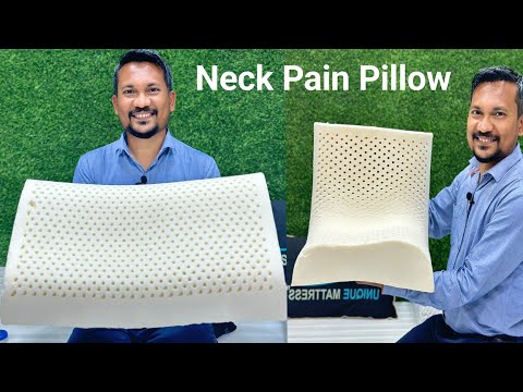 Best Pillow For Neck Pain and Head Pain! Best pillows for sleeping! Natural latex Curve