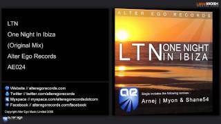 LTN - One Night In Ibiza (Original Mix) Resimi