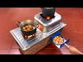 wood stove (2 in 1) with pizza baking tray #158