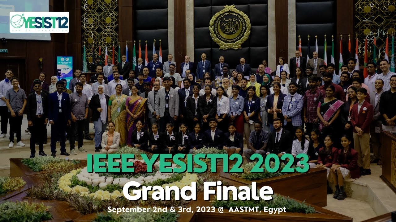 Glimpse of IEEE YESIST12 2023 Grand Finale @  AASTMT, Egypt