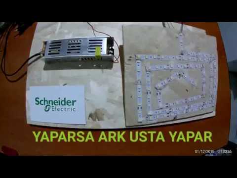 Serit Led Trafo Baglantisi Nasil Yapilir How To Led Adapter Youtube