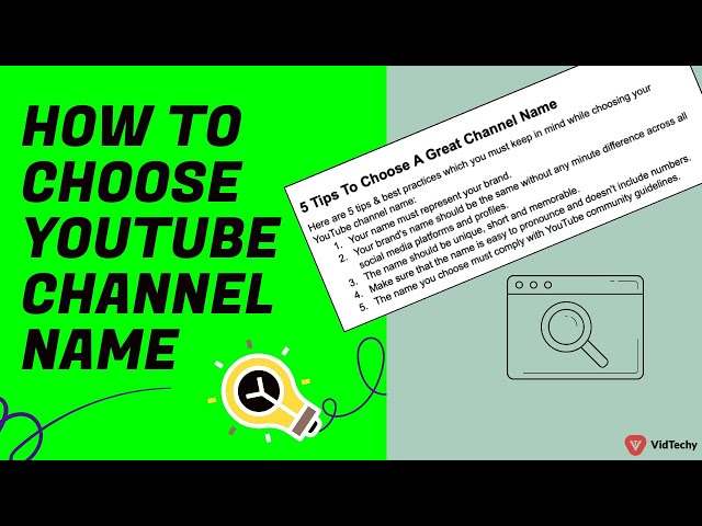 How to choose  channel name 