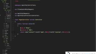 Passing Data to our View through the Controller