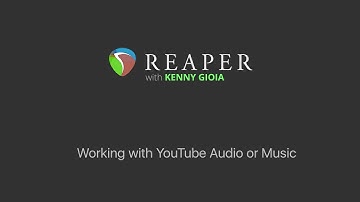 Working With YouTube Tracks in REAPER