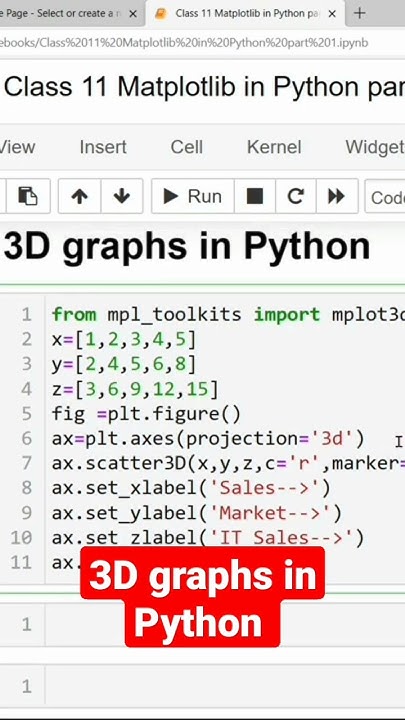 3D graphs in Python - YouTube