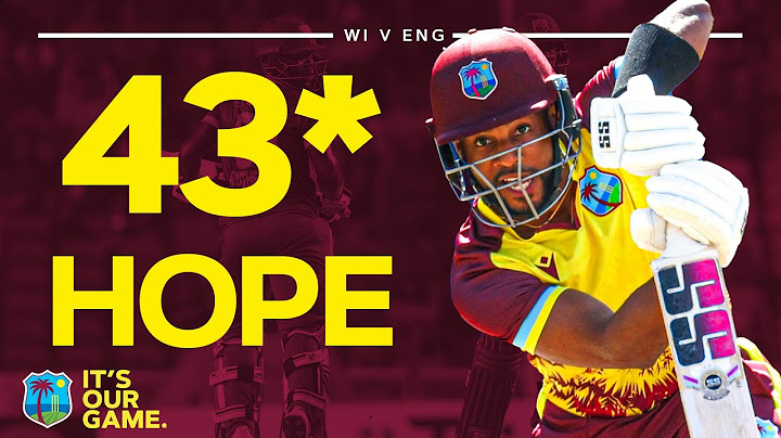 9 Off 6 To Win 😬 | Hope Leads Windies To Series Win In Low-Scoring Thriller | West Indies v England