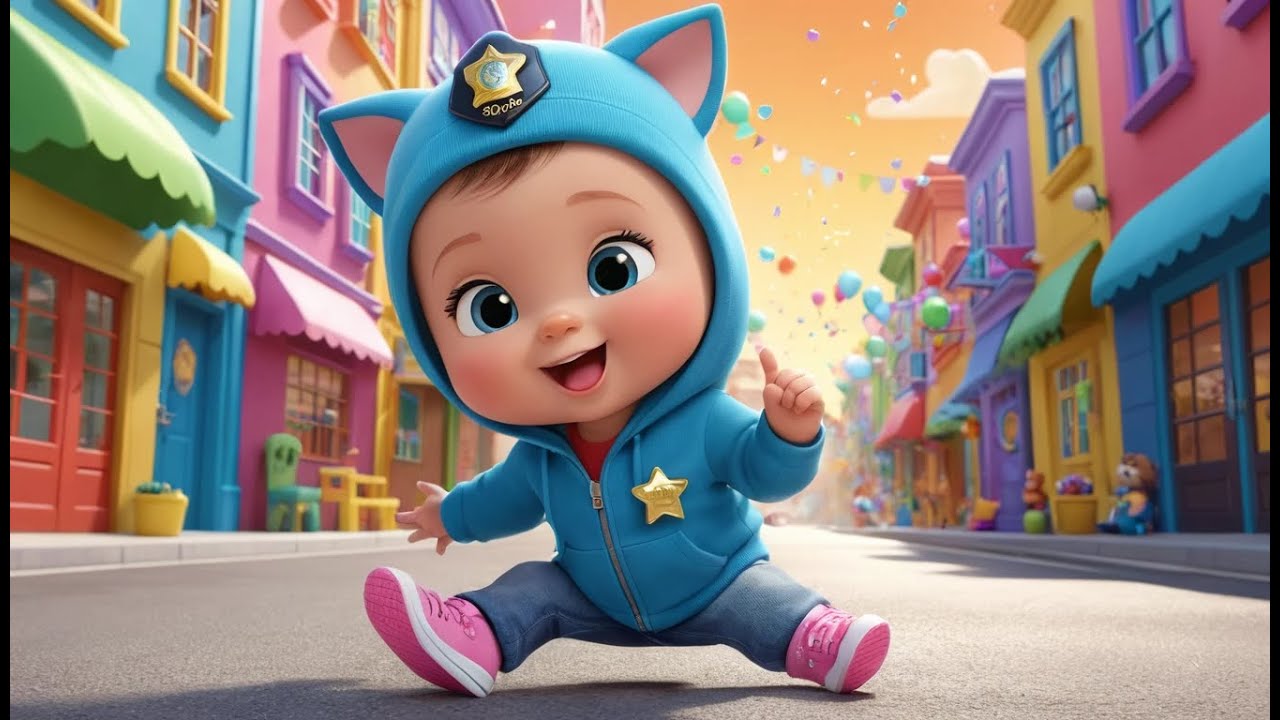 Learn Colors with Police Cars | Fun Vehicles & Learning Nursery Rhyme for Kids | Baby Learning Song