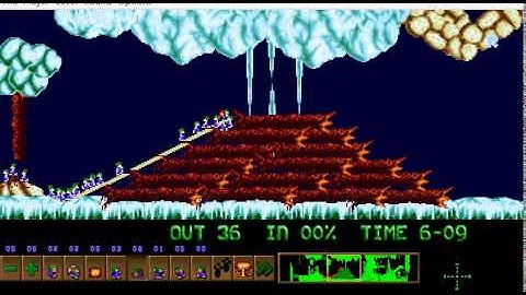 Lemmings custom Level  Not always peaches and cream