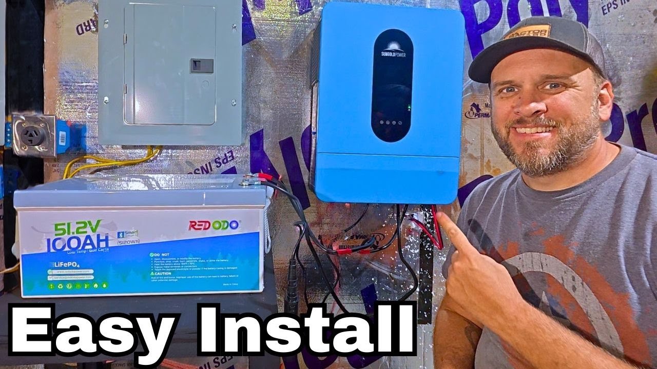 Affordable DIY Solar Install - Sun Gold Power SPH6548P Inverter - YouTube