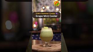 Grape Mint Cooler | Best Summer Drink Recipe 🍇🌿 #Shorts