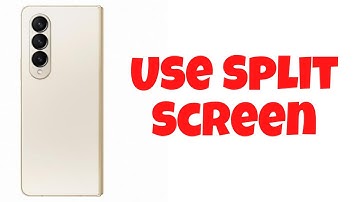Samsung Z fold 4 How to Enable Split Screen zf old4