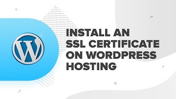How to install SSL certificate on Wordpress Hosting for a domain name | ResellerClub