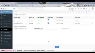 Vtiger Sync Google