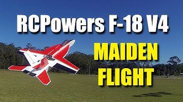 RCPowers F-18 Version 4 Maiden Flight