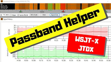 WSJT-X/JTDX - Passband History Helper App
