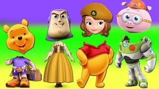 Wrong Heads Sofia The First Toy Story Winnie The Pooh Finger Family Nursery Rhymes For Kids