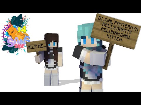 WAIT... ME AND @KittenGeming COSPLAYING AT THE NEW YEAR FESTIVAL!?! | SANS SMP INDONESIA | #13