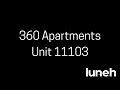 360 Apartments Unit 11103