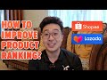 How to improve product ranking in shopee  lazada  bjorn gan