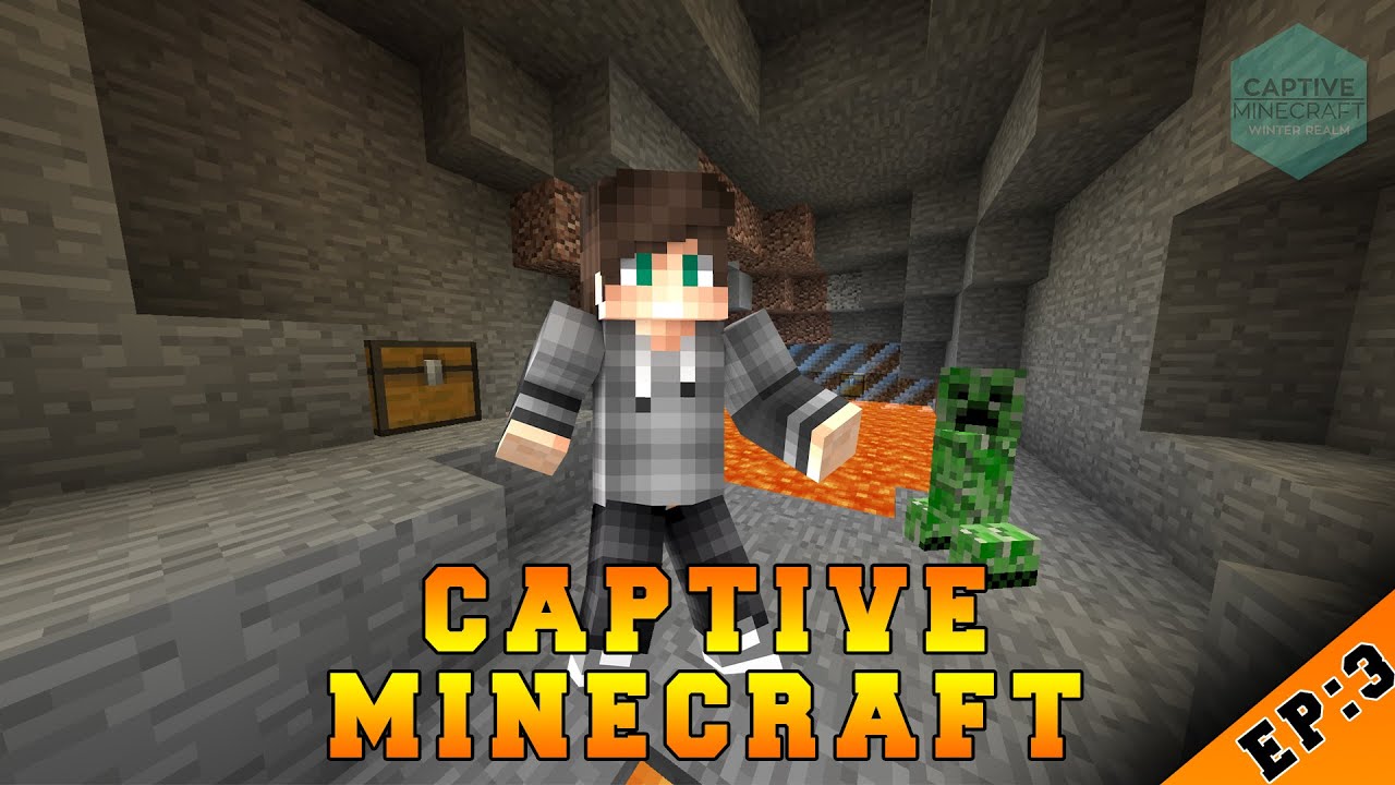 Captive Minecraft - EP:3 - Achievement-и, монументи и explore! - YouTube