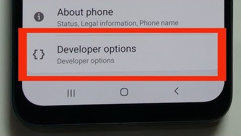 How to Enable Developer Options in Samsung Galaxy M31 M30s M30