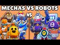 MECHAS vs ROBOTS | CUAL ES EL MEJOR EQUIPO de BRAWLERS? | OLIMPIADAS de BRAWL STARS