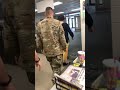 Soldier surprises brother at school when he  comes home
