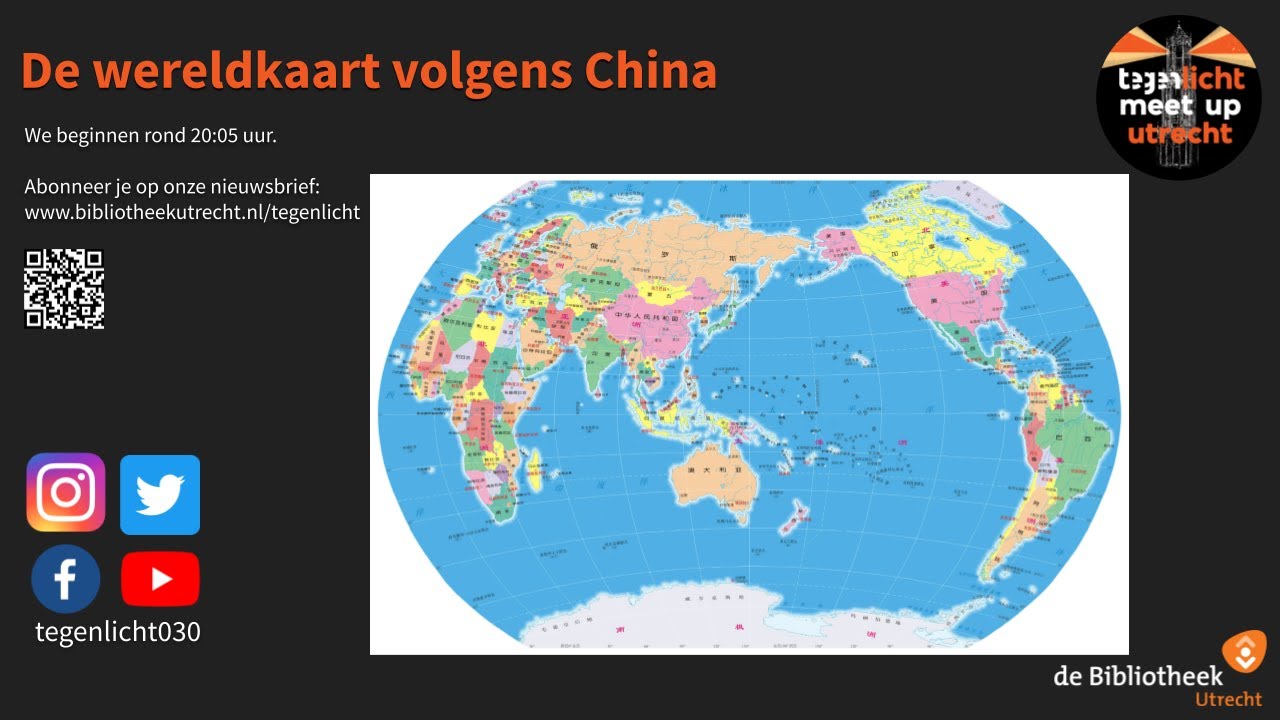 De wereldkaart volgens China - YouTube