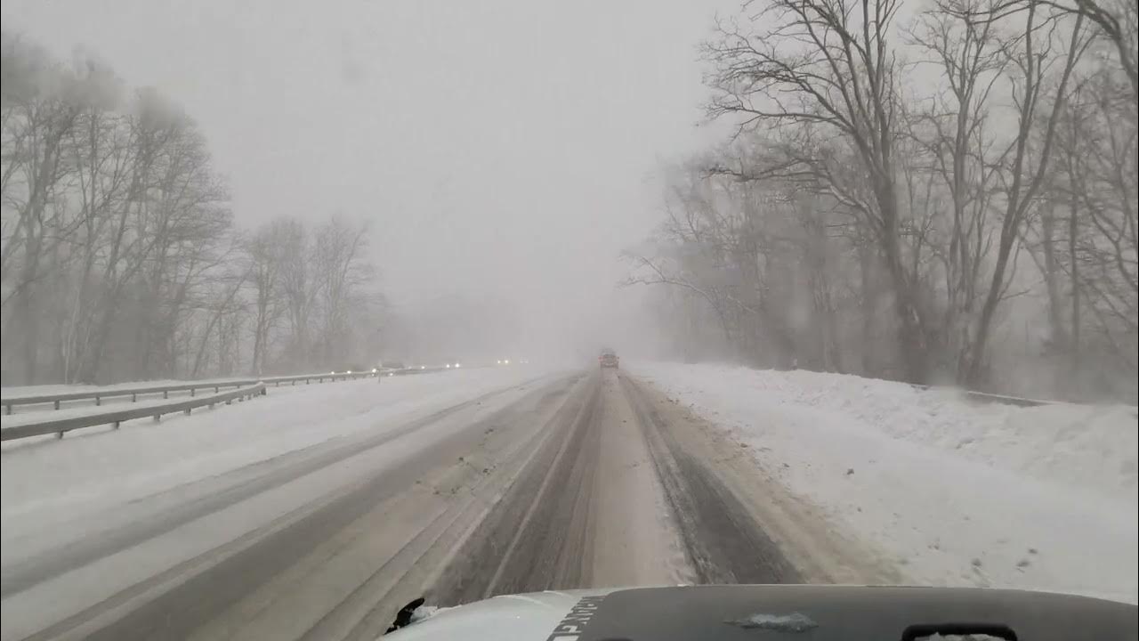Driving In The Snow Schenectady, NY YouTube
