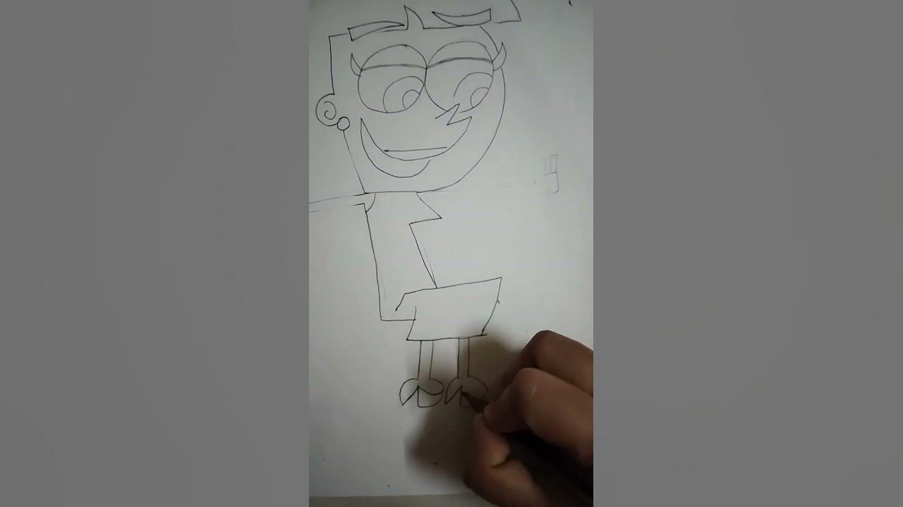 Neptunia drawing - The Fairly Odd Parents...!#shorts #viralshorts #drawing #cartoon