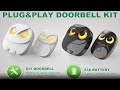 HTZSAFE Wireless Doorbell Chime - 300 meters Long Range Wireless waterproof outdoor Home Door Bell
