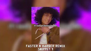 vyzer - FASTER N HARDER REMIX [snippet 1]