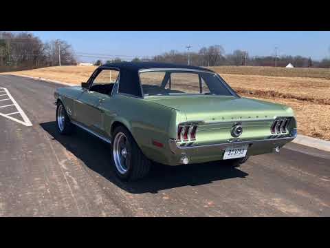 1968 Ford Mustang with Flowmaster 40 exhaust