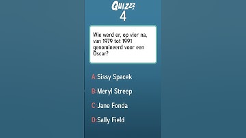 Op vier na, wie werd er van 1979 tot 1991 genomineerd voor een Oscar?