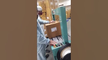 Automatic strapping machine||strapping machine work||shine packaging||