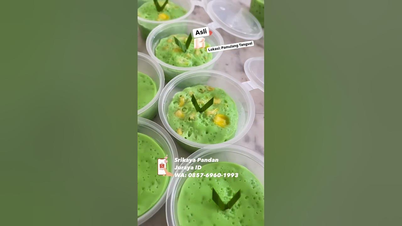 Srikaya Pandan Palembang dengan aneka toping #srikaya #makanan #makananindonesia #fyp #viralvideo