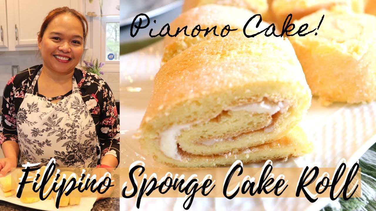 SPONGE CAKE Rolls FILIPINO PIANONO Cake HOW TO Flavorsome YouTube