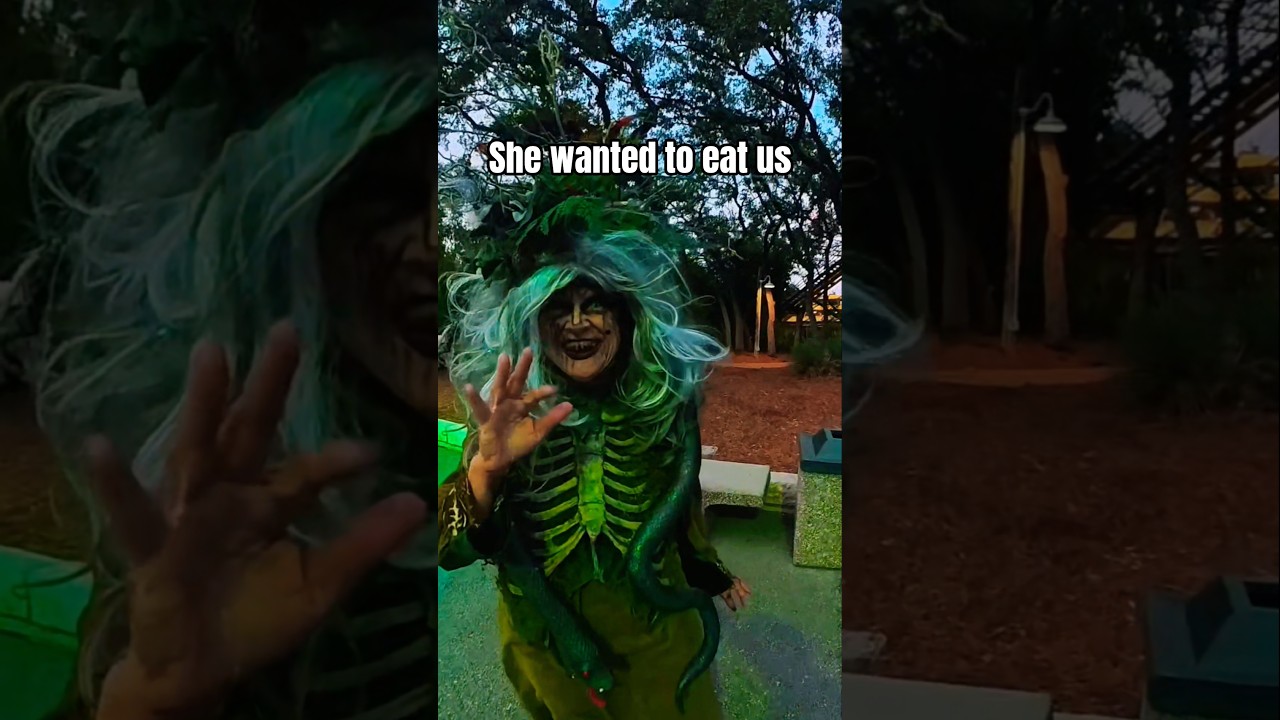 Did you know snake tastes like chicken? #halloween #horror