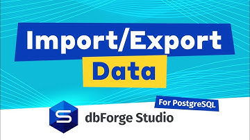 Easy Way to Export and Import Data in PostgreSQL Databases