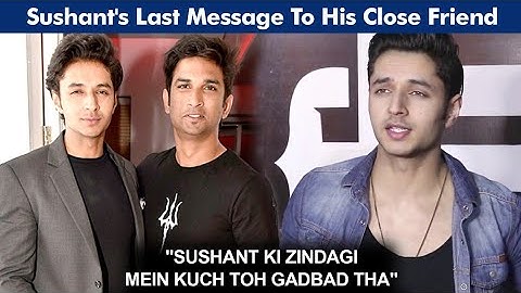 Sushant Singh Rajput’s Friend Siddharth Gupta