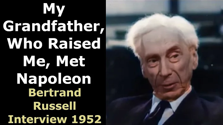 My Grandfather Met Napoleon: Bertrand Russell Interview 1952 - Enhanced Video & Audio [4k, 60 fps]